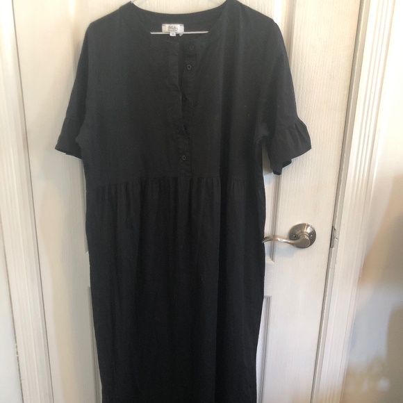 Made in Italy XL Cottagecore Cotton Maxi Dress - Picture 1 of 4